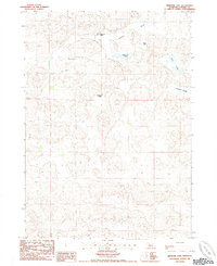 preview thumbnail of historical topo map of Cherry County, NE in 1985