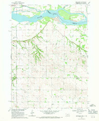 preview thumbnail of historical topo map of Cedar County, NE in 1968