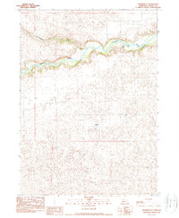 Download a high-resolution, GPS-compatible USGS topo map for Merriman SE, NE (1990 edition)