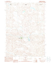 preview thumbnail of historical topo map of Merriman, NE in 1990