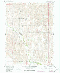 Download a high-resolution, GPS-compatible USGS topo map for Miller SW, NE (1984 edition)