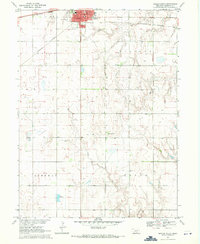 1969 Map of Minden, NE, 1971 Print
