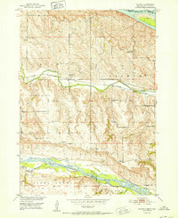 1952 Map of Monowi