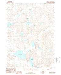 preview thumbnail of historical topo map of Cherry County, NE in 1989