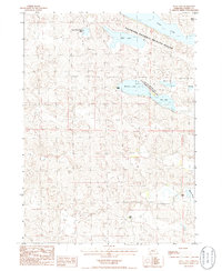 Download a high-resolution, GPS-compatible USGS topo map for Mule Lake, NE (1986 edition)