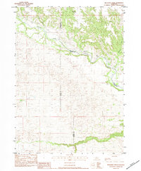 Download a high-resolution, GPS-compatible USGS topo map for Muleshoe Creek, NE (1984 edition)