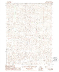Download a high-resolution, GPS-compatible USGS topo map for Mullen NE, NE (1988 edition)