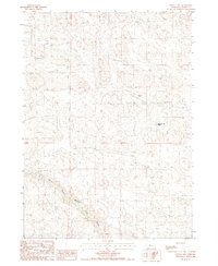 Download a high-resolution, GPS-compatible USGS topo map for Mullen NW, NE (1987 edition)