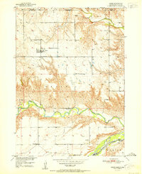 Download a high-resolution, GPS-compatible USGS topo map for Naper, NE (1951 edition)