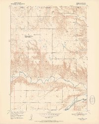 1951 Map of Naper, NE