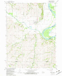 Download a high-resolution, GPS-compatible USGS topo map for Nemaha, NE (1983 edition)