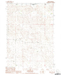 Download a high-resolution, GPS-compatible USGS topo map for Nenzel, NE (1985 edition)