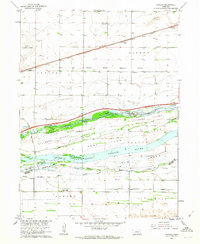 Download a high-resolution, GPS-compatible USGS topo map for Newark, NE (1963 edition)