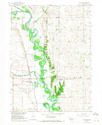 Download a high-resolution, GPS-compatible USGS topo map for Nickerson, NE (1967 edition)