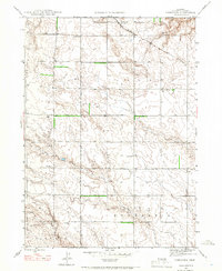 1946 Map of Box Butte County, NE, 1966 Print