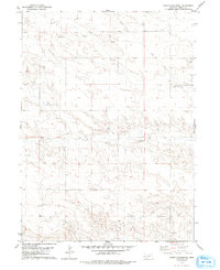 Download a high-resolution, GPS-compatible USGS topo map for North Of Bushnell, NE (1993 edition)