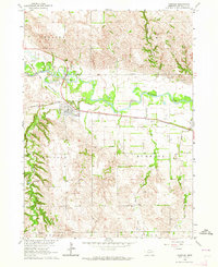 Download a high-resolution, GPS-compatible USGS topo map for Oakdale, NE (1964 edition)