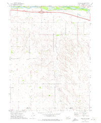 Download a high-resolution, GPS-compatible USGS topo map for Ogallala SE, NE (1973 edition)