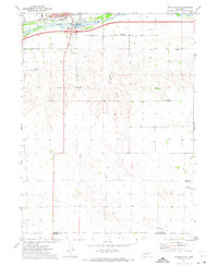 Download a high-resolution, GPS-compatible USGS topo map for Ogallala SW, NE (1973 edition)