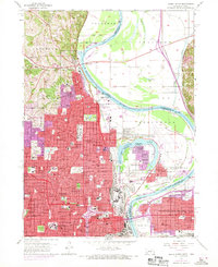 Download a high-resolution, GPS-compatible USGS topo map for Omaha North, NE (1970 edition)