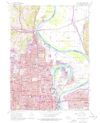 Download a high-resolution, GPS-compatible USGS topo map for Omaha North, NE (1977 edition)