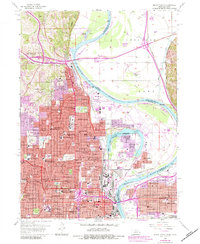 Download a high-resolution, GPS-compatible USGS topo map for Omaha North, NE (1984 edition)