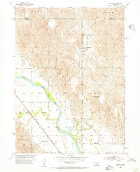 preview thumbnail of historical topo map of Valley County, NE in 1954