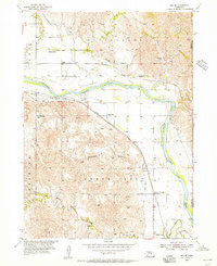 preview thumbnail of historical topo map of Valley County, NE in 1954