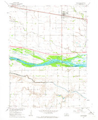 Download a high-resolution, GPS-compatible USGS topo map for Overton, NE (1964 edition)