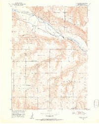 1950 Map of Pishelville, 1952 Print