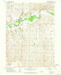 Download a high-resolution, GPS-compatible USGS topo map for Pleasanton, NE (1964 edition)