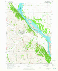Download a high-resolution, GPS-compatible USGS topo map for Ponca, NE (1966 edition)