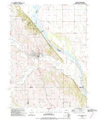Download a high-resolution, GPS-compatible USGS topo map for Ponca, NE (1994 edition)