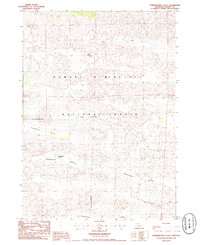 Download a high-resolution, GPS-compatible USGS topo map for Powderhorn Valley, NE (1985 edition)