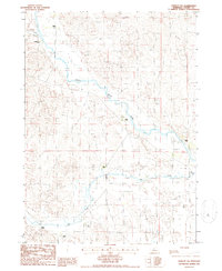 Download a high-resolution, GPS-compatible USGS topo map for Purdum NW, NE (1987 edition)