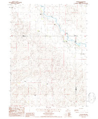 Download a high-resolution, GPS-compatible USGS topo map for Purdum, NE (1986 edition)