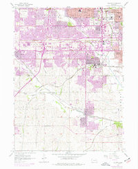 preview thumbnail of historical topo map of Ralston, NE in 1956