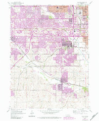 Download a high-resolution, GPS-compatible USGS topo map for Ralston, NE (1984 edition)