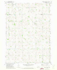 preview thumbnail of historical topo map of Wayne County, NE in 1971
