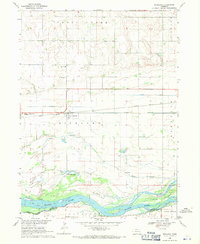 Download a high-resolution, GPS-compatible USGS topo map for Richland, NE (1971 edition)