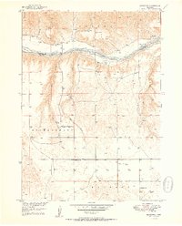 Download a high-resolution, GPS-compatible USGS topo map for Riverview, NE (1950 edition)