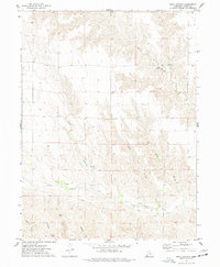Download a high-resolution, GPS-compatible USGS topo map for Rock Canyon, NE (1977 edition)
