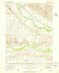 Download a high-resolution, GPS-compatible USGS topo map for Rockville, NE (1955 edition)