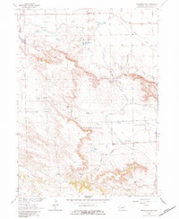 Download a high-resolution, GPS-compatible USGS topo map for Roubadeau Pass, NE (1983 edition)