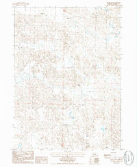 Download a high-resolution, GPS-compatible USGS topo map for Rush Lake, NE (1986 edition)