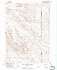 Download a high-resolution, GPS-compatible USGS topo map for Sand Canyon East, NE (1993 edition)