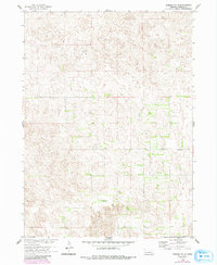 preview thumbnail of historical topo map of Wheeler County, NE in 1960
