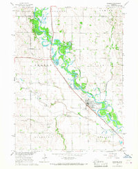 Download a high-resolution, GPS-compatible USGS topo map for Scribner, NE (1967 edition)