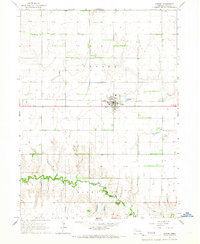 Download a high-resolution, GPS-compatible USGS topo map for Shelby, NE (1967 edition)