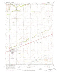 Download a high-resolution, GPS-compatible USGS topo map for Shelton, NE (1977 edition)